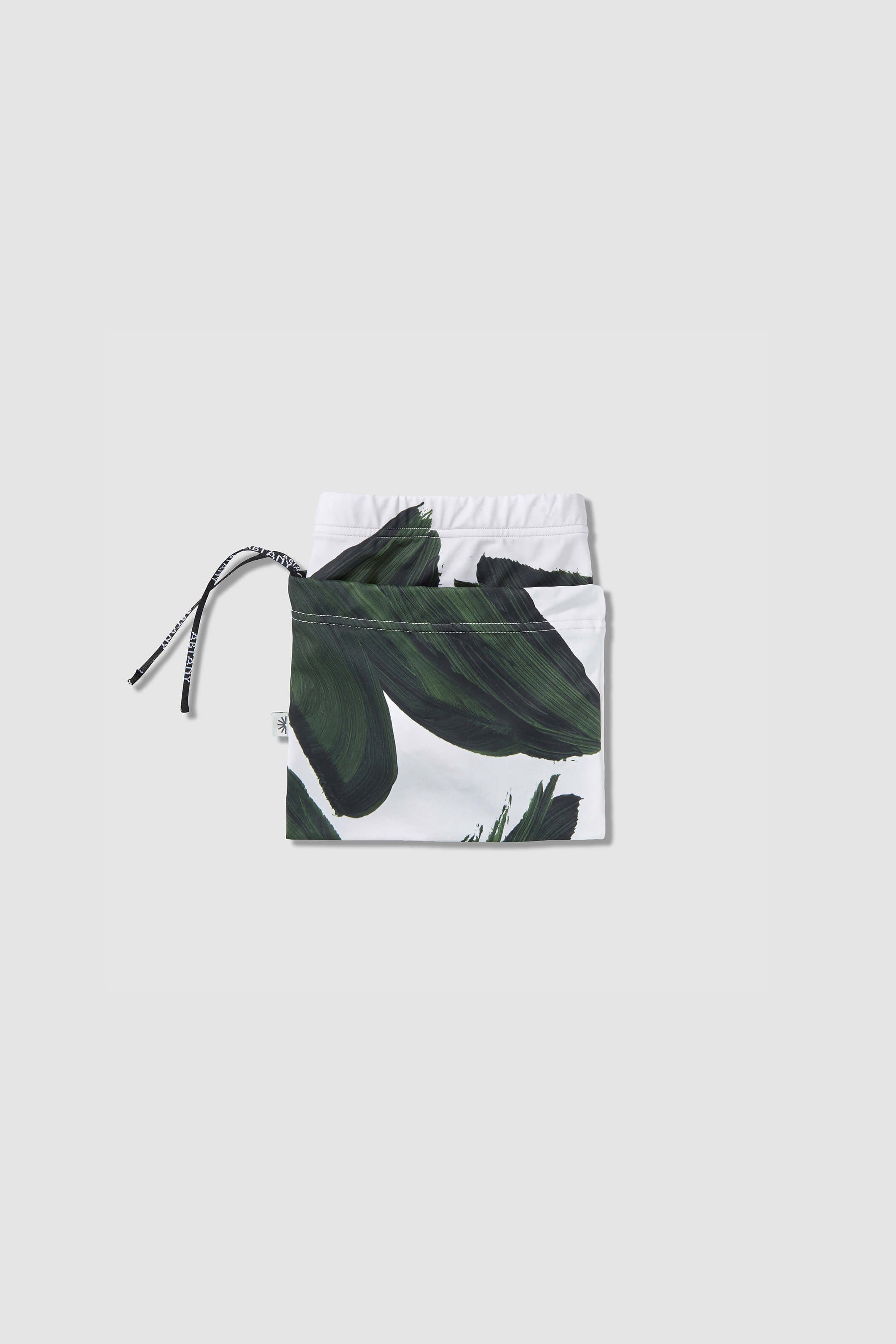 GREEN BANA PRINT SWIM BRIEFS