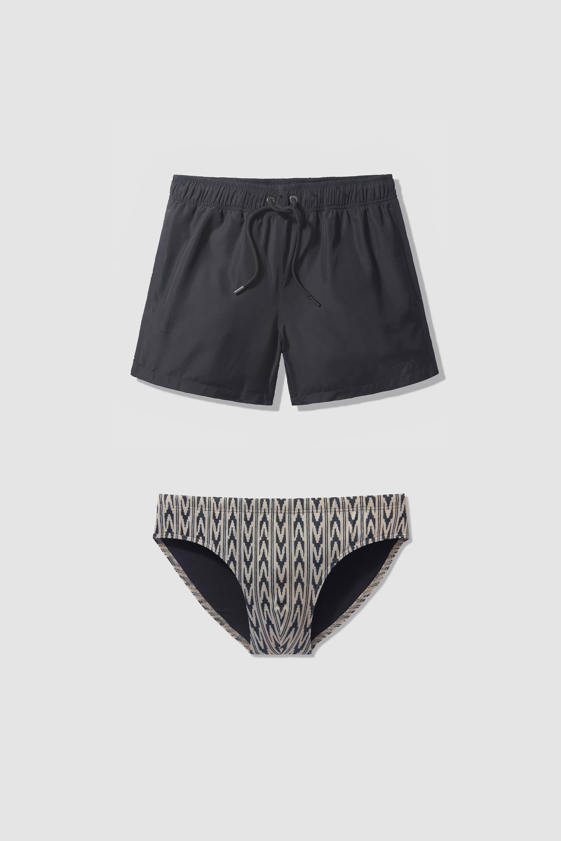 BLACK & ABROBAD SWIM SET