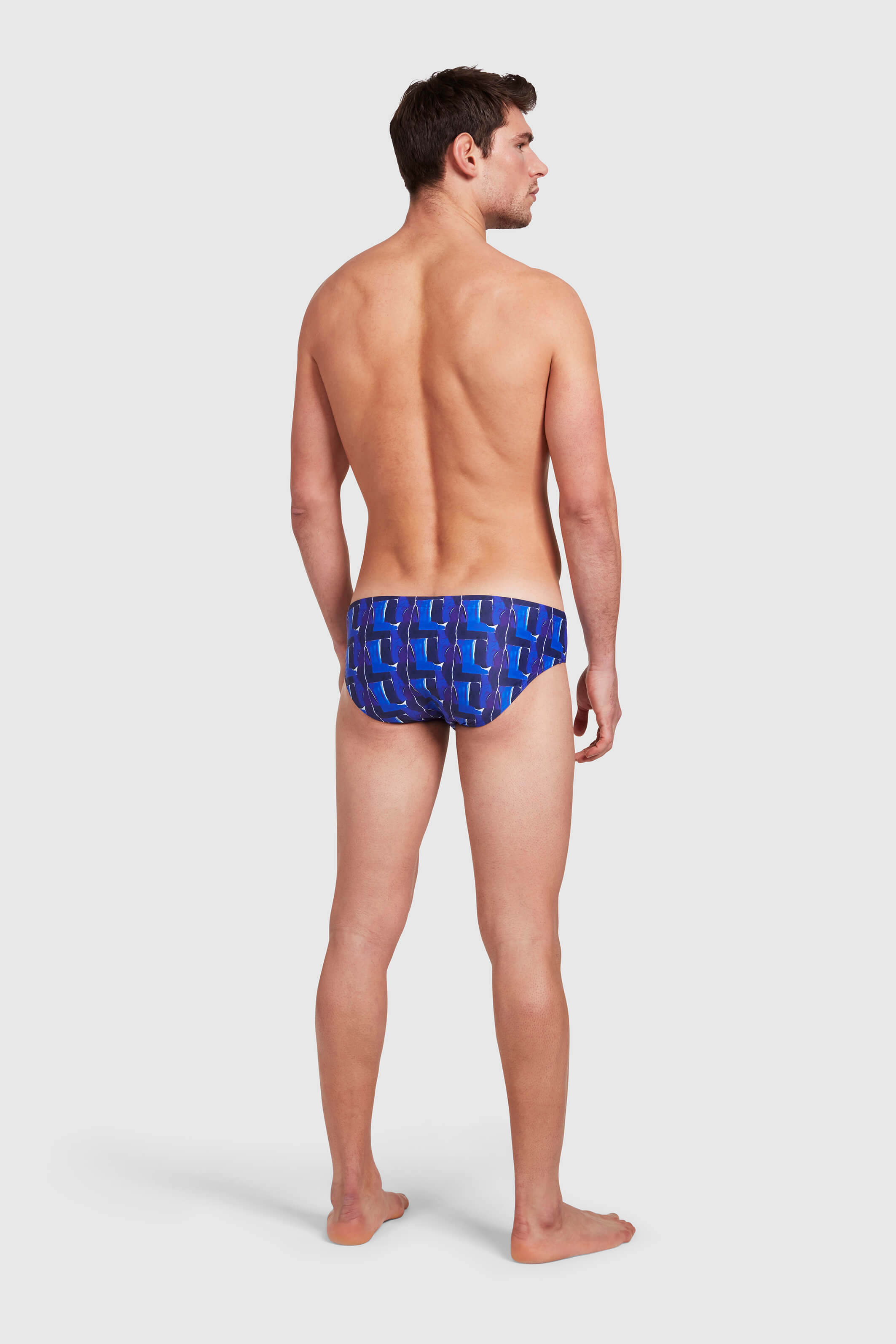 NAVY KASHI SWIM BRIEFS