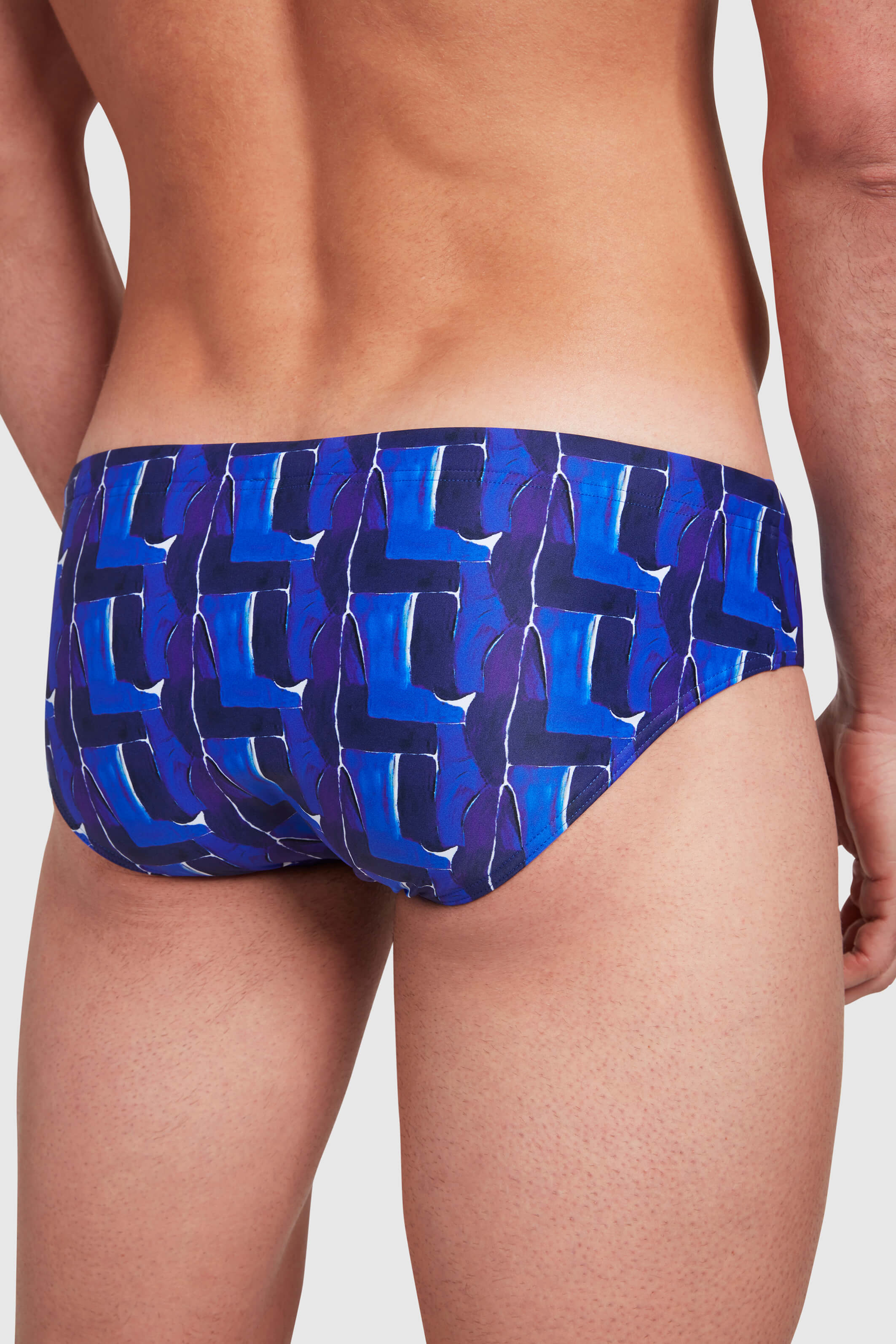 NAVY KASHI SWIM BRIEFS
