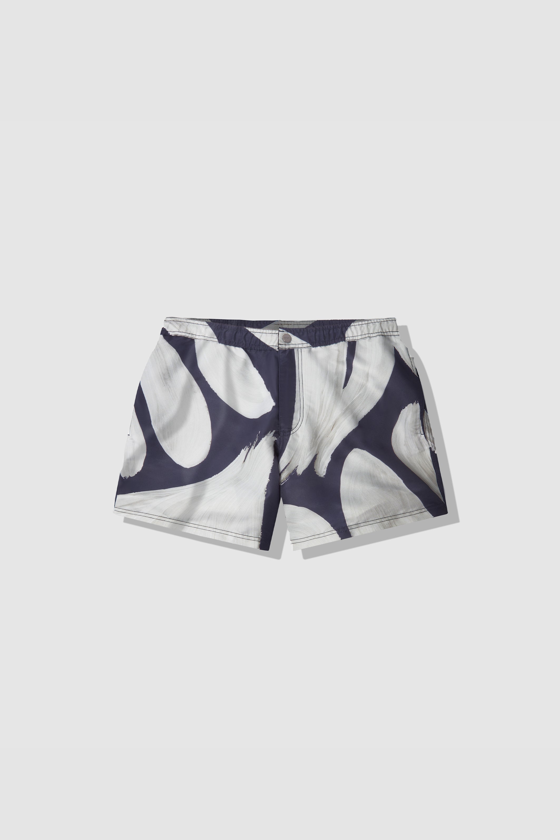 NAVY TALAR PRINT SWIM SHORTS